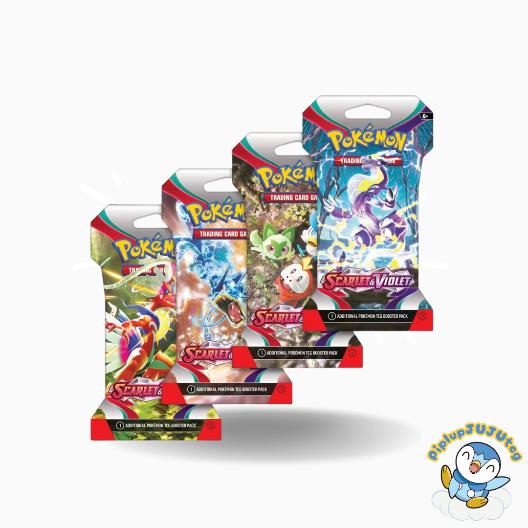 Pokémon TCG: Scarlet & Violet Sleeved Booster Pack (10 Cards)