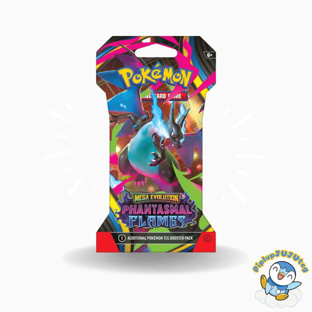 Pokemon TCG ME02 Phantasmal Flames Sleeve Booster Pack