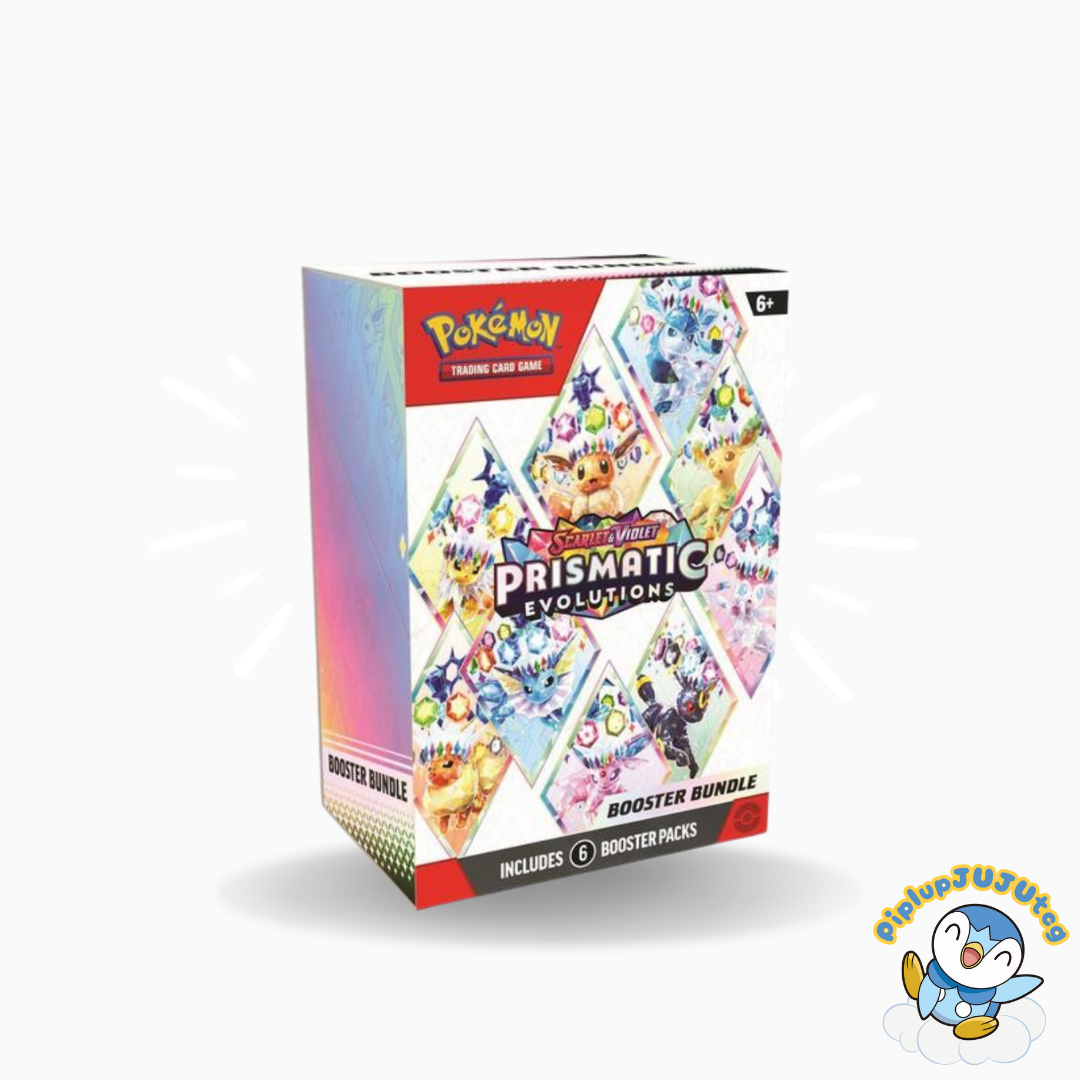 Pokémon TCG: Scarlet & Violet-Prismatic Evolutions Booster Bundle (6 Packs)