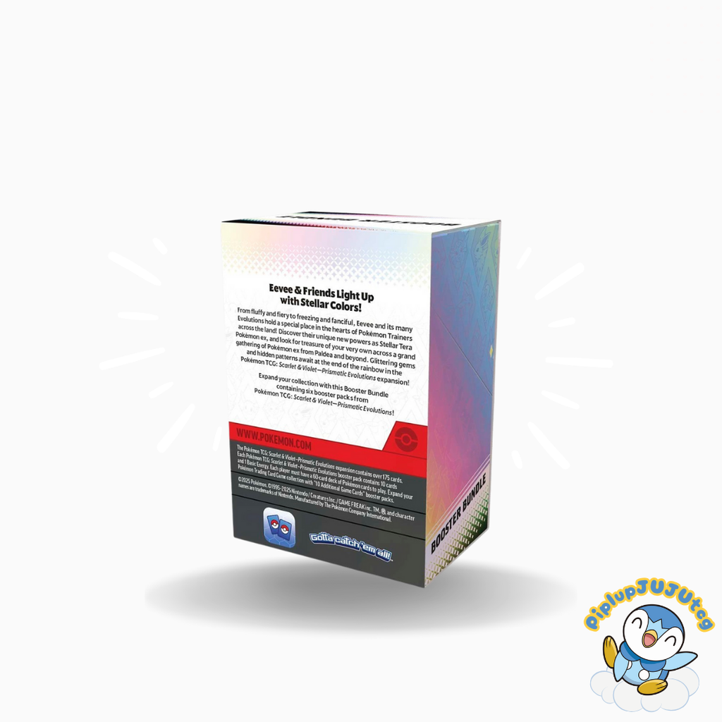 Pokémon TCG: Scarlet & Violet-Prismatic Evolutions Booster Bundle (6 Packs)