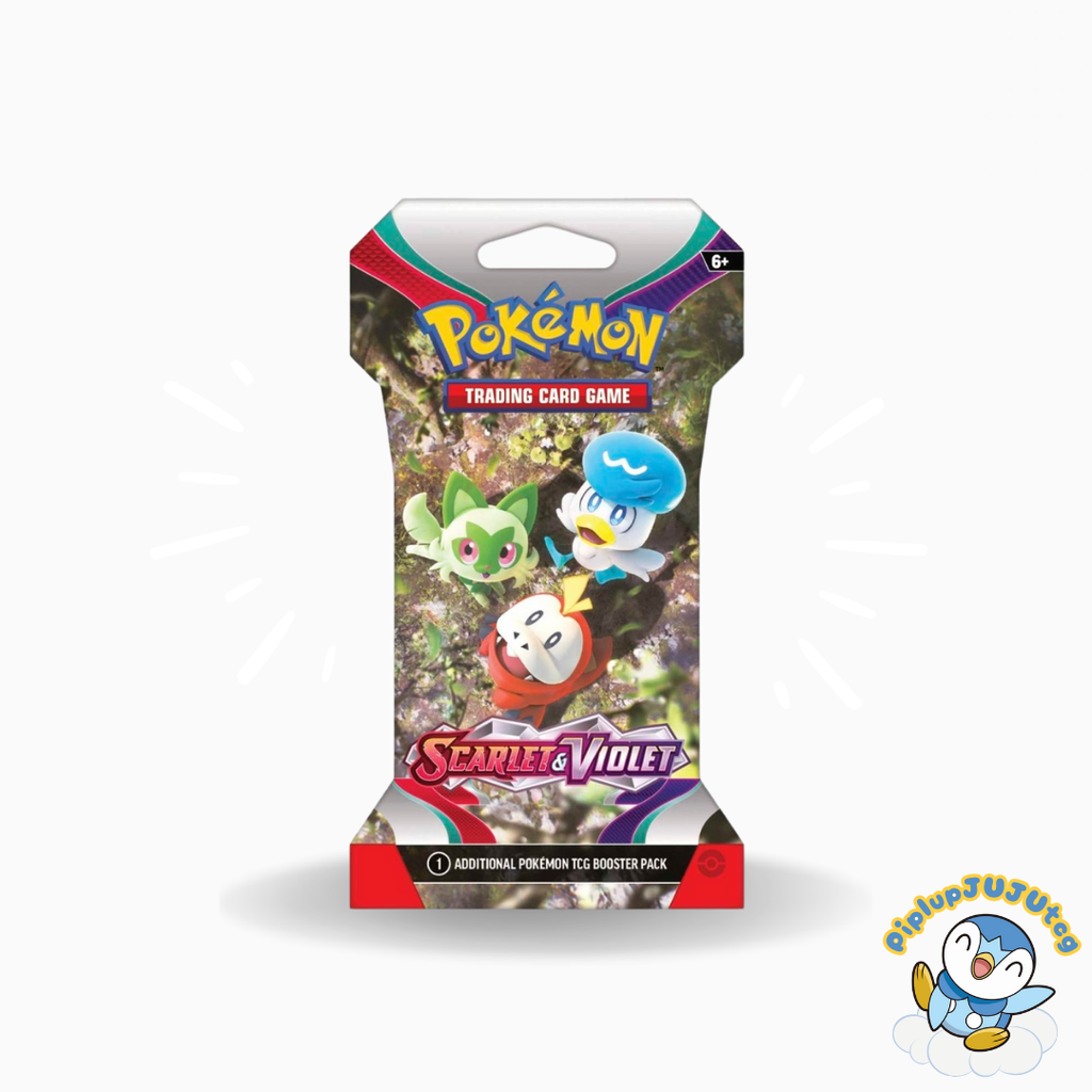 Pokémon TCG: Scarlet & Violet Sleeved Booster Pack (10 Cards)