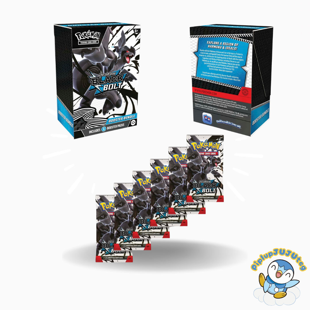 Pokémon TCG: Scarlet & Violet- Black Bolt & White Flare Booster Bundle Sealed Display Case (10 Booster Bundle Each)